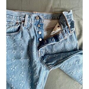 Levi's 501 S Skinny Jeans Button Fly 31x27
